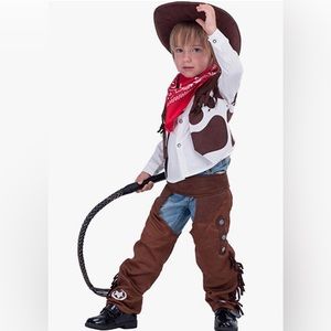 Cowboy Costume Deluxe Set for Kids Halloween Party Dress Up Cosplay